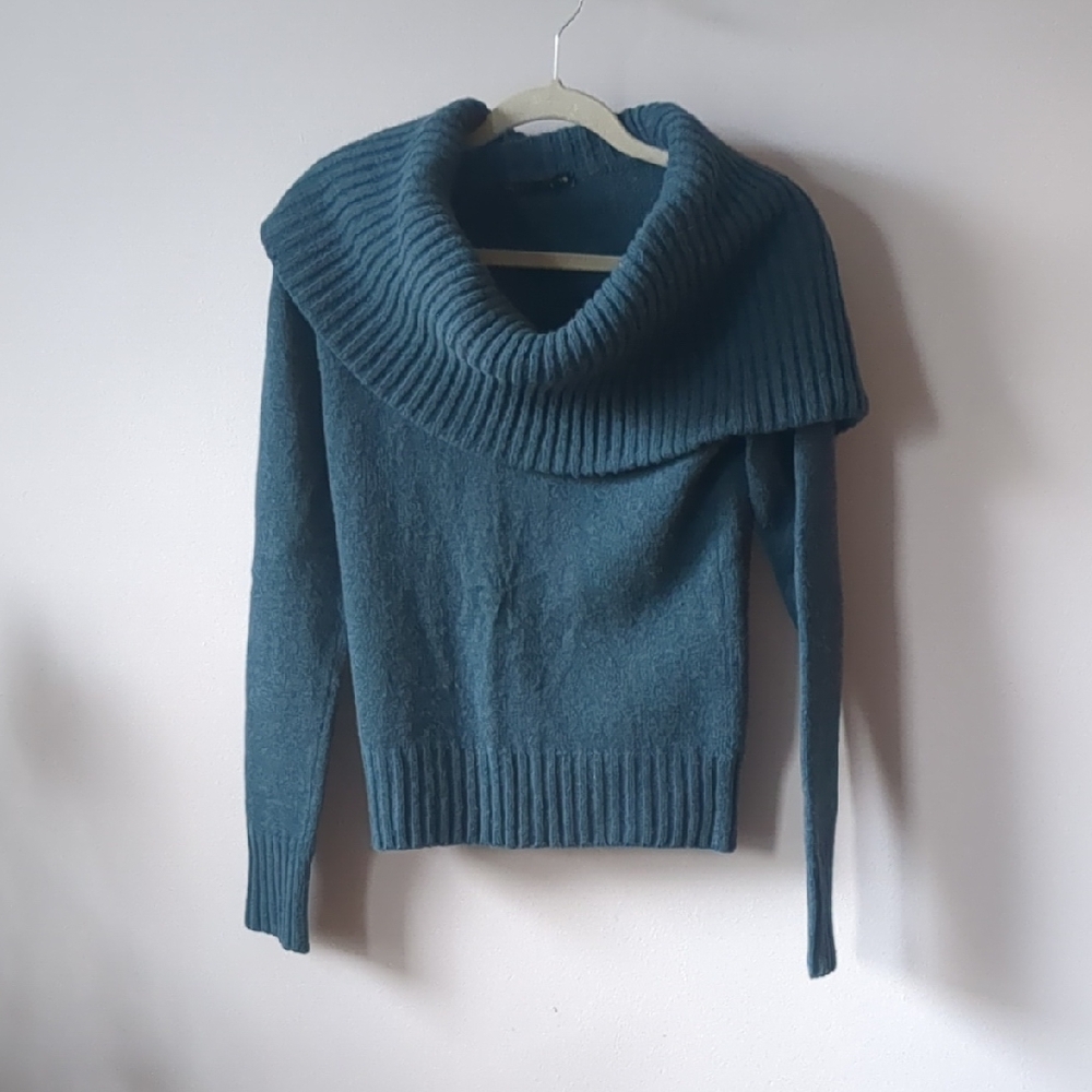 Teal Wool Balenciaga Sweater